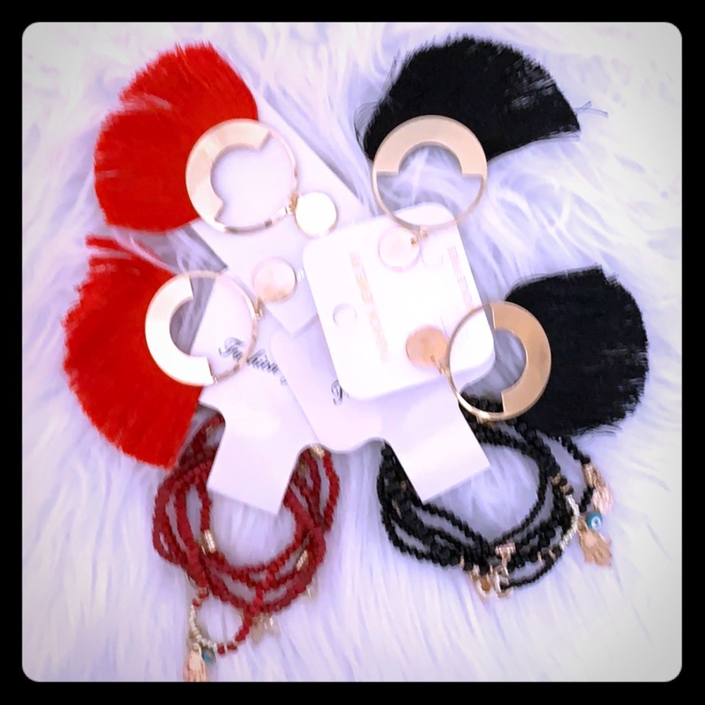 Fashion jewelry Bracelet and Earrings